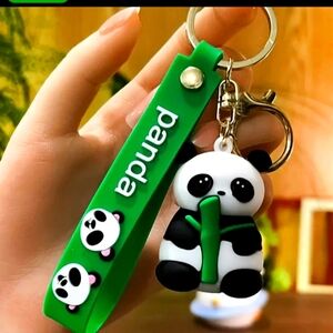 PANDA ADORABLE FIRST CHARM KEY FOB 5 IN